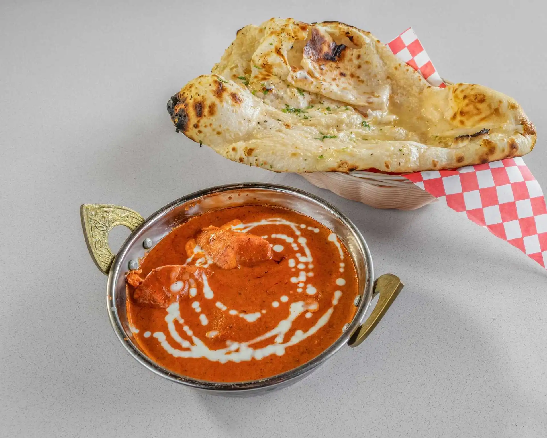 Butter Chicken signature dish at Chef's Indian Kitchen Medicine Hat AB
